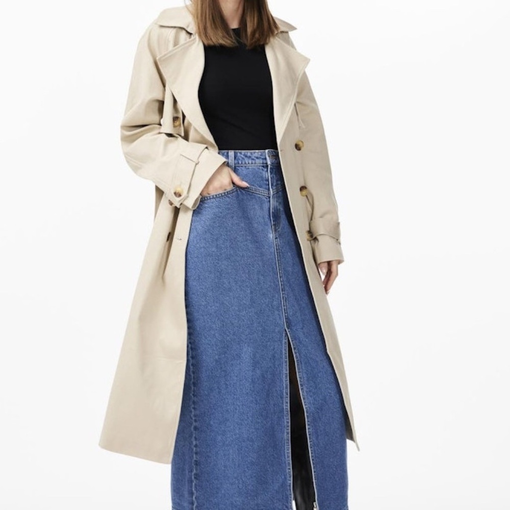 YAS Women's Yasteronimo Trench Coat Noos - Picture 3 of 4